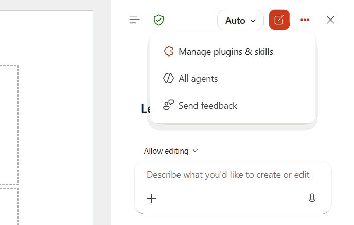 Turning on custom skills